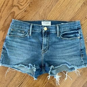FRAME denim jean shorts size 27